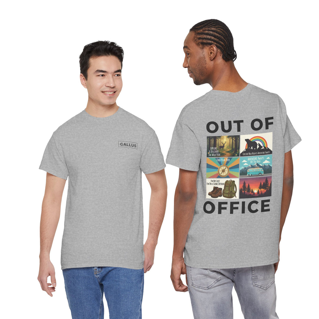 Out of Office Tee — Adventure Travel Graphic T-Shirt