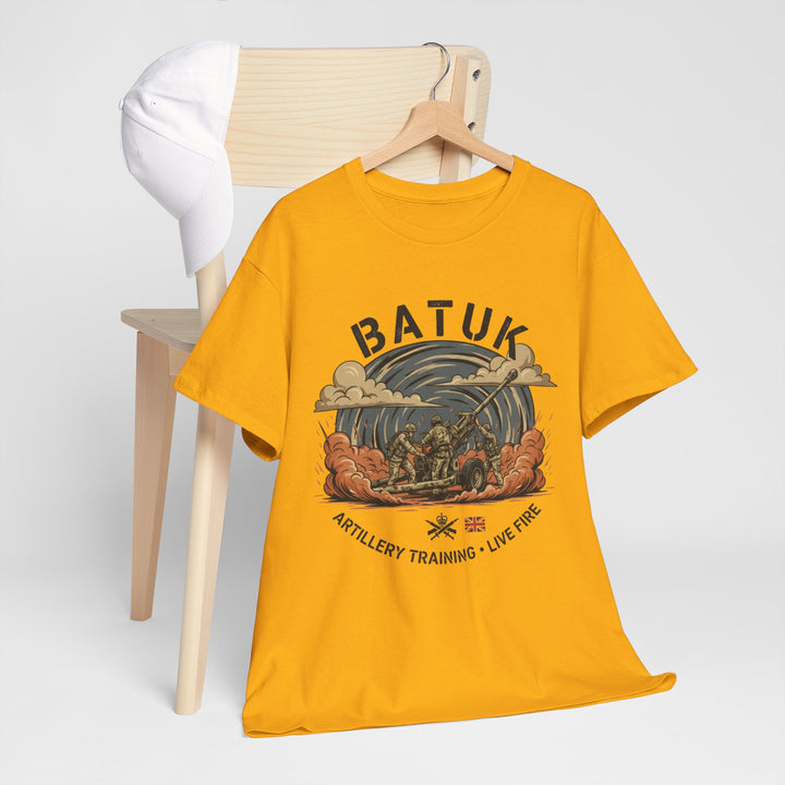 BATUK Artillery Training Tee — "Live Fire" Military Crew T-Shirt