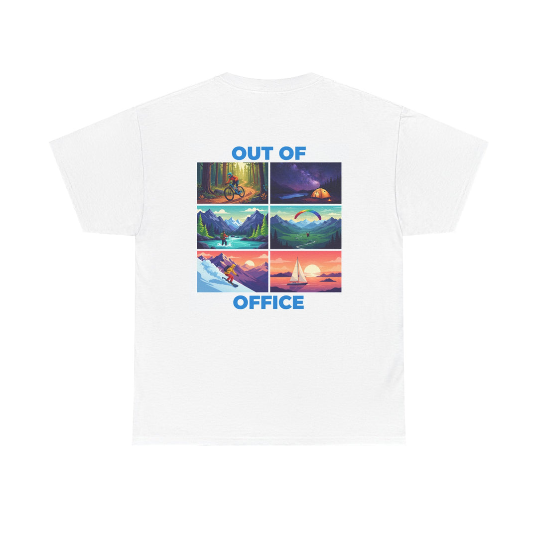 Out of Office T‑Shirt — Retro Travel Adventure Graphic Tee