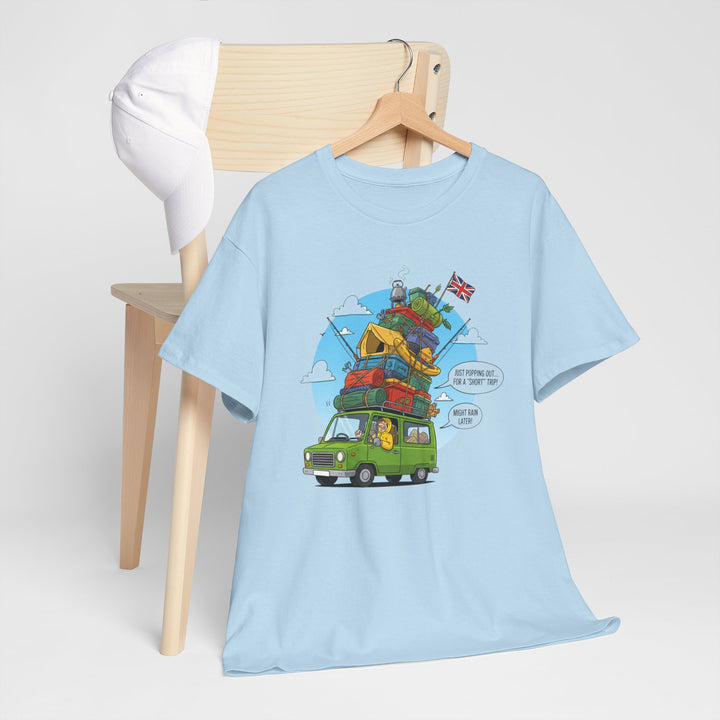 Retro Mountain Adventure T-Shirt - Vintage Camper Van Graphic Tee