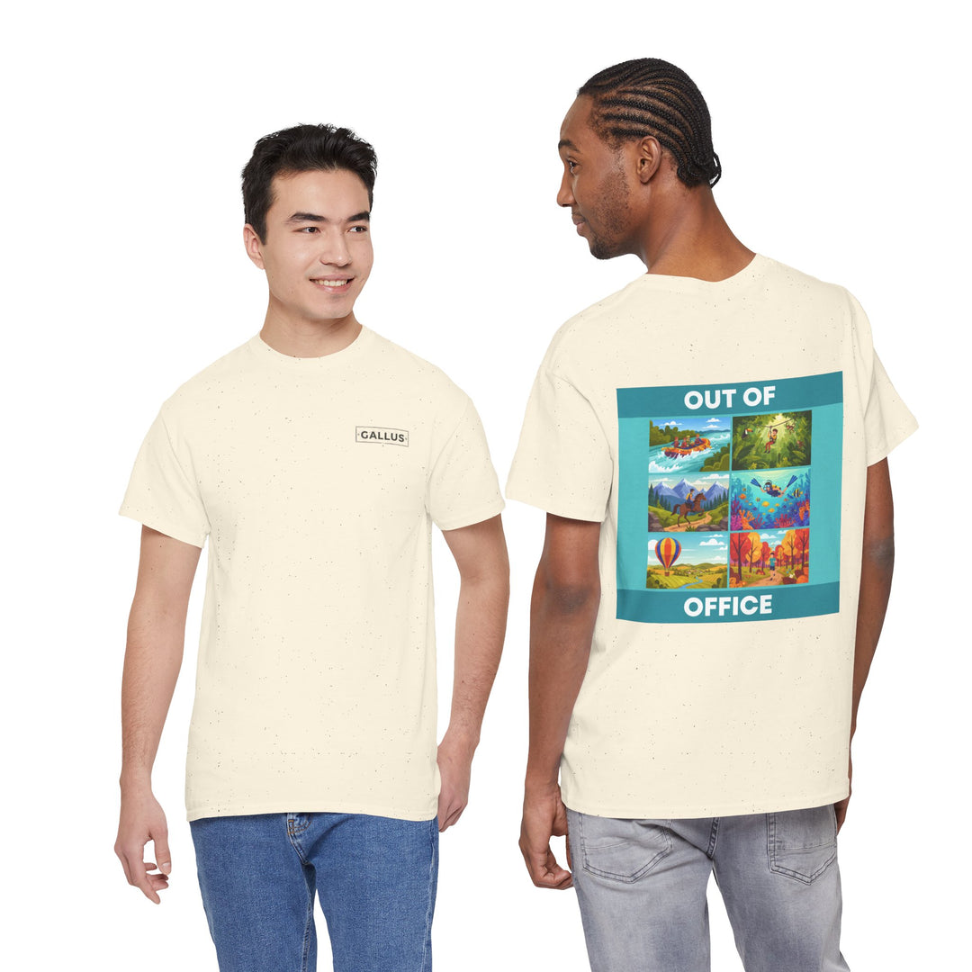 Out of Office Tee — Travel Scenes Graphic T-Shirt