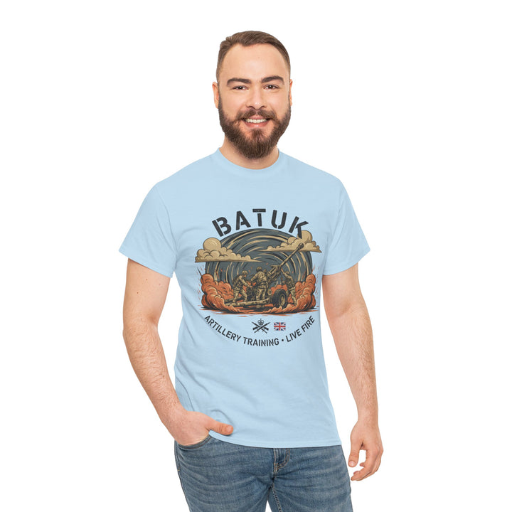 BATUK Artillery Training Tee — "Live Fire" Military Crew T-Shirt