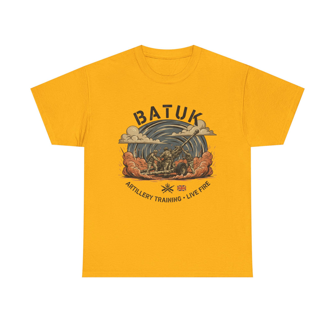 BATUK Artillery Training Tee — "Live Fire" Military Crew T-Shirt