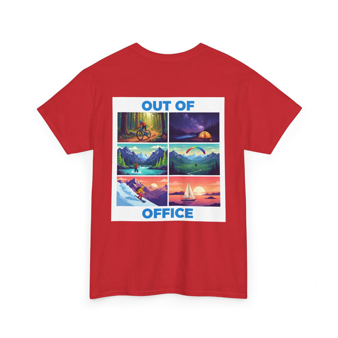 Out of Office T‑Shirt — Retro Travel Adventure Graphic Tee