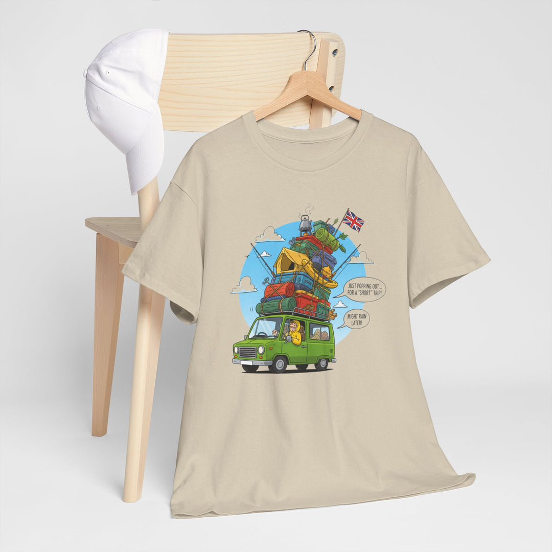 Retro Mountain Adventure T-Shirt - Vintage Camper Van Graphic Tee