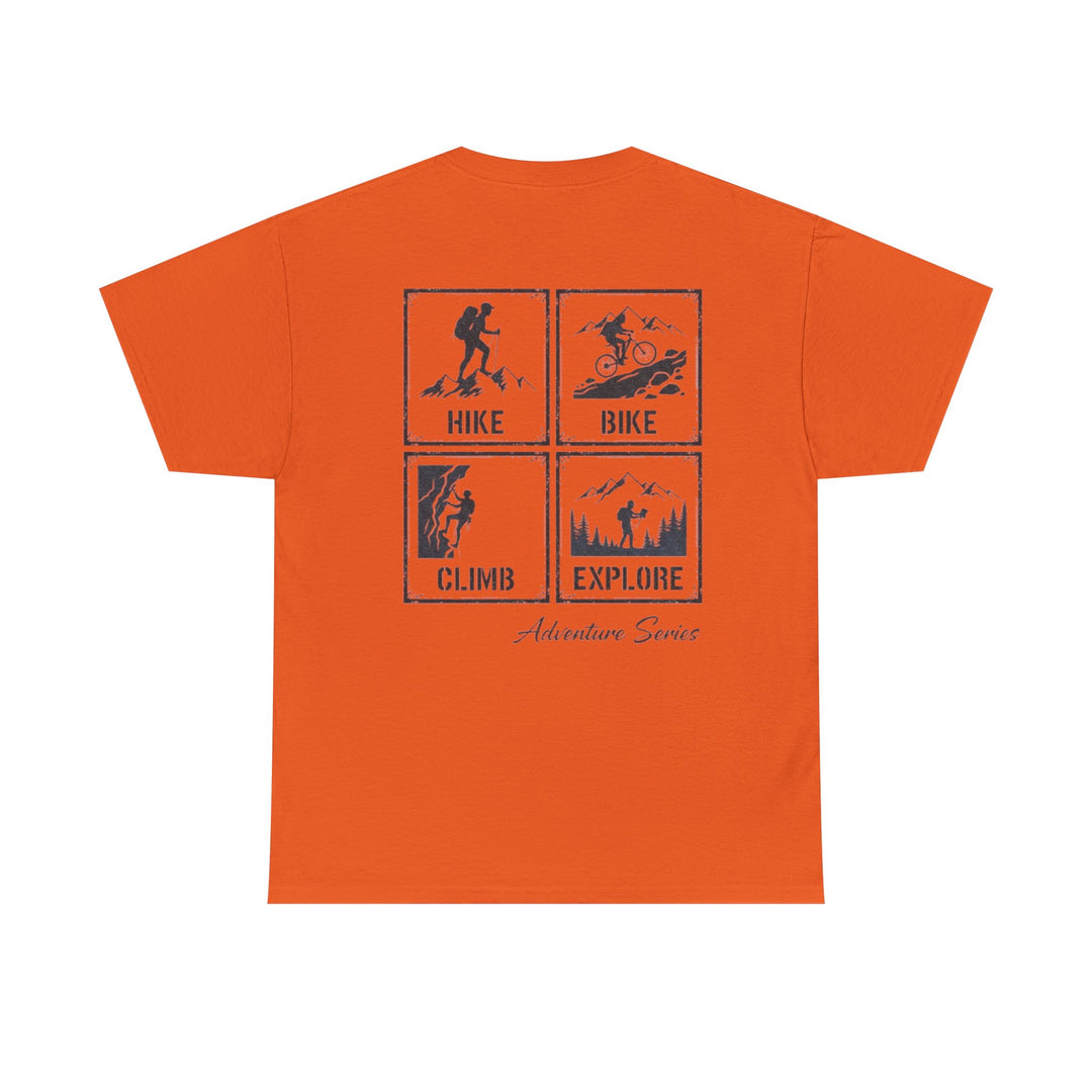 Adventure Series Tee — Hike Bike Climb Explore Graphic T-Shirt