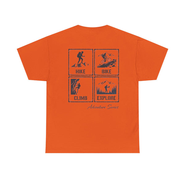Adventure Series Tee — Hike Bike Climb Explore Graphic T-Shirt