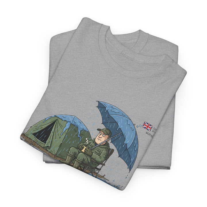 Retro Mountain Camper Graphic T-Shirt — Vintage Van Life Adventure Tee