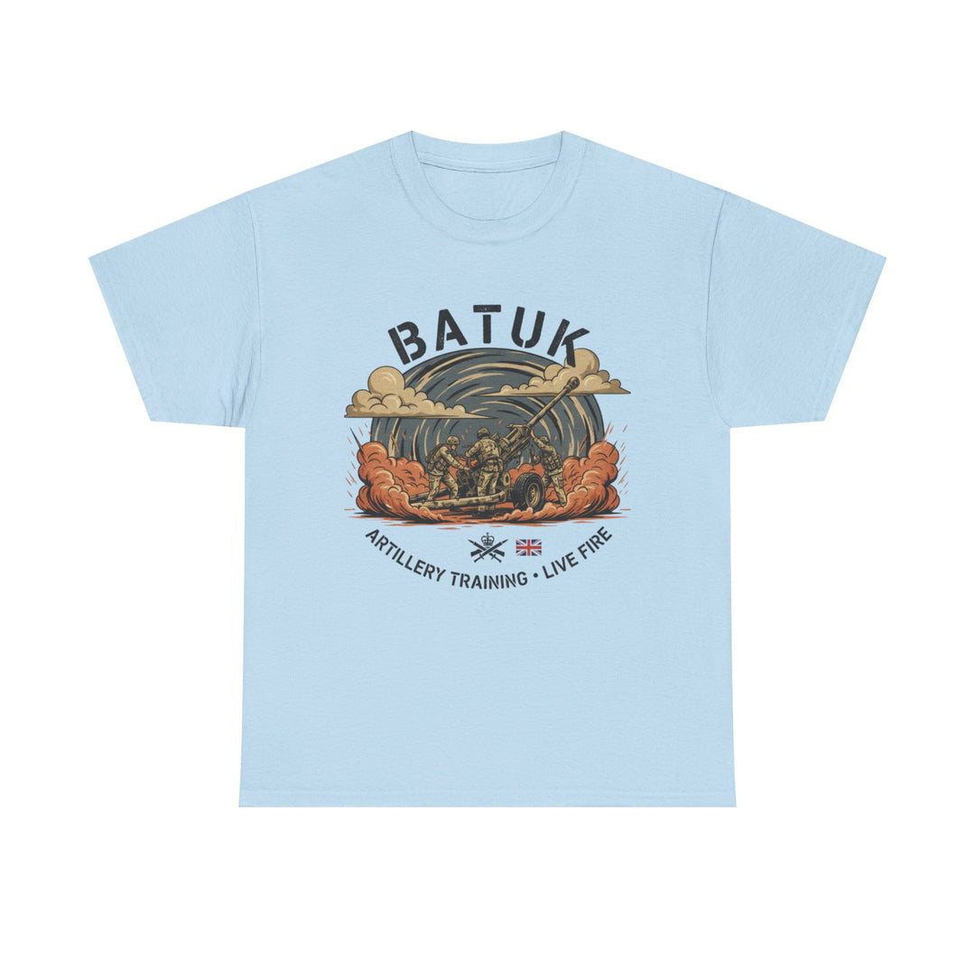BATUK Artillery Training Tee — "Live Fire" Military Crew T-Shirt