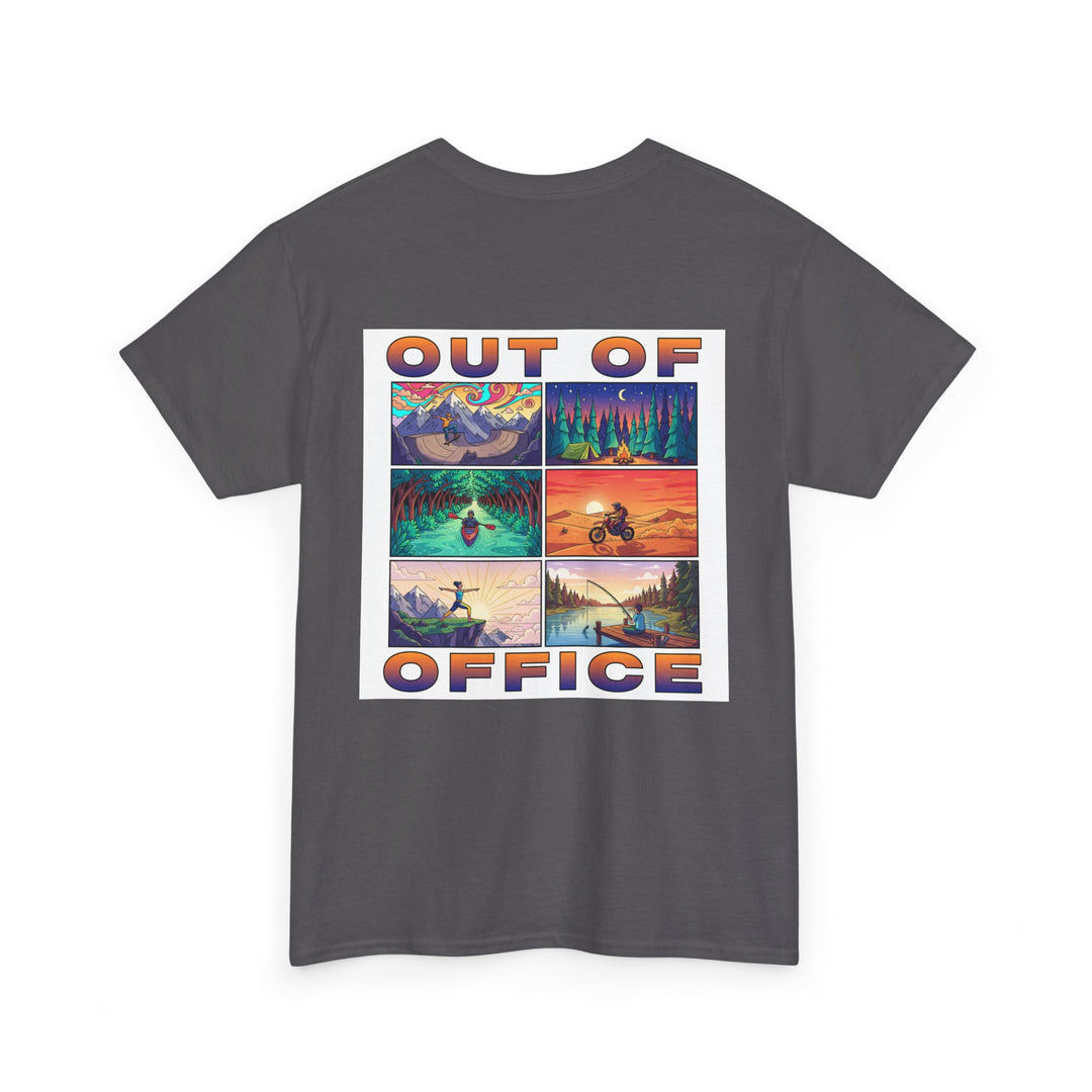 Out of Office T-Shirt — Retro Adventure Vacation Tee