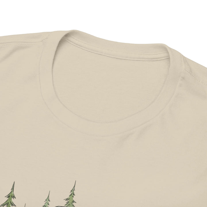 Van Life Adventure T-Shirt - Retro Camper Van &amp; Rooftop Tent Tee