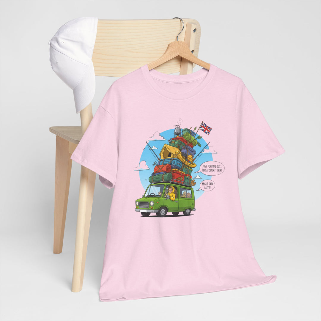 Retro Mountain Adventure T-Shirt - Vintage Camper Van Graphic Tee