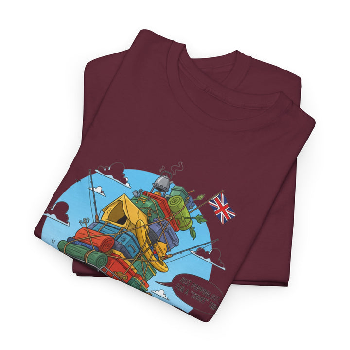 Retro Mountain Adventure T-Shirt - Vintage Camper Van Graphic Tee