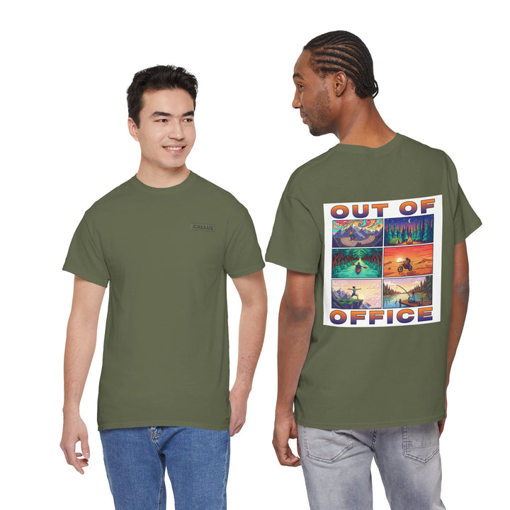 Out of Office T-Shirt — Retro Adventure Vacation Tee