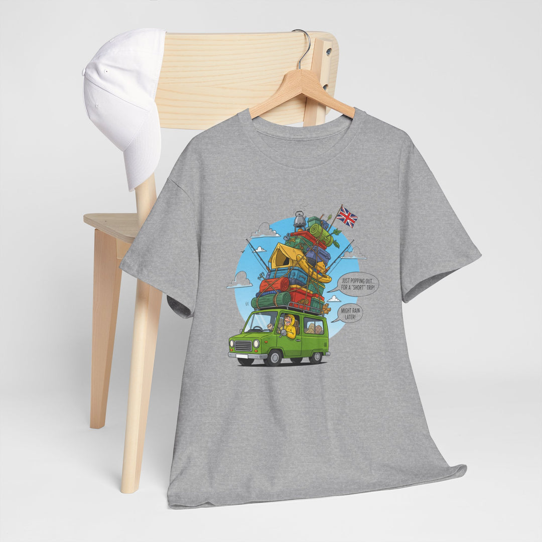 Retro Mountain Adventure T-Shirt - Vintage Camper Van Graphic Tee