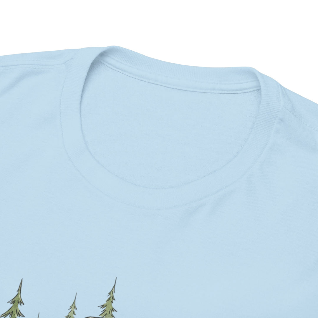 Van Life Adventure T-Shirt - Retro Camper Van &amp; Rooftop Tent Tee