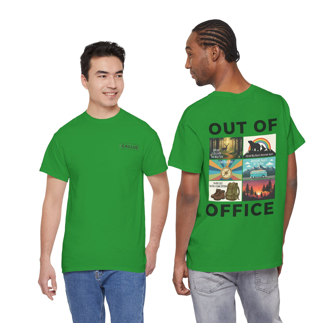 Out of Office Tee — Adventure Travel Graphic T-Shirt