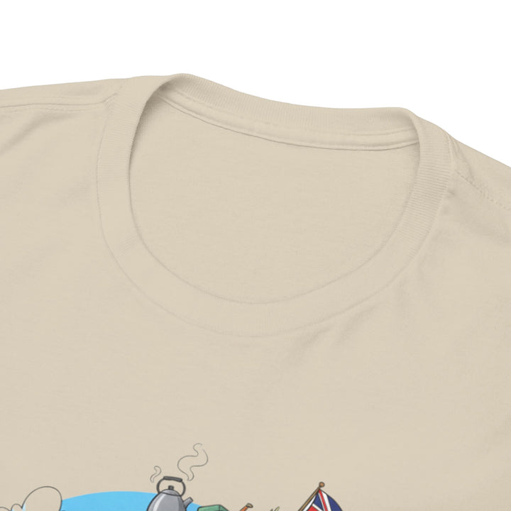 Retro Mountain Adventure T-Shirt - Vintage Camper Van Graphic Tee