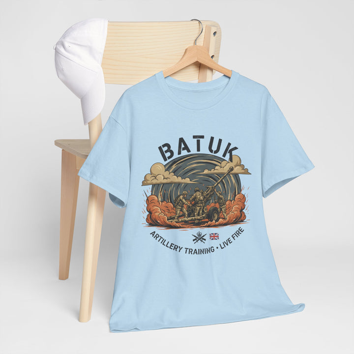 BATUK Artillery Training Tee — "Live Fire" Military Crew T-Shirt