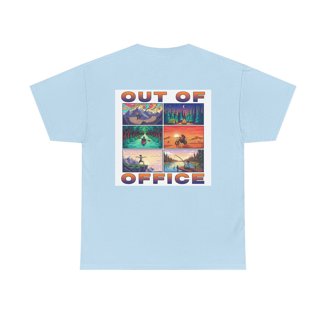 Out of Office T-Shirt — Retro Adventure Vacation Tee