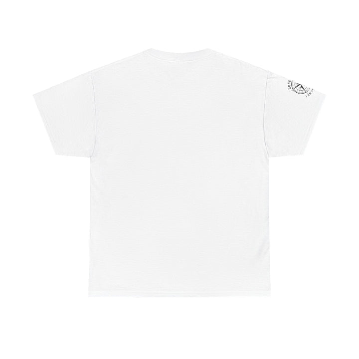 Honestly I am not lost Gallus Minimal Logo Tee — White Graphic T-Shirt