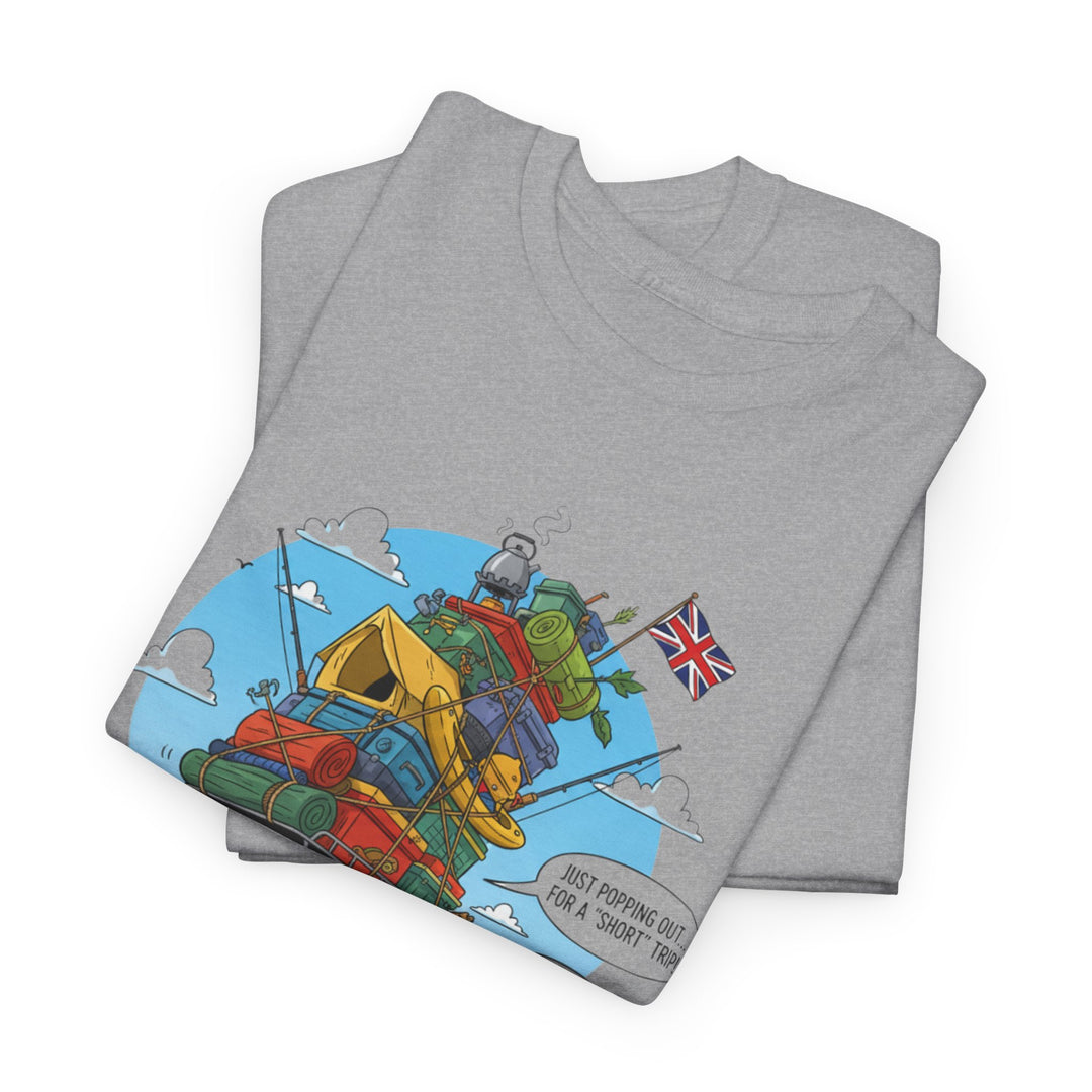 Retro Mountain Adventure T-Shirt - Vintage Camper Van Graphic Tee