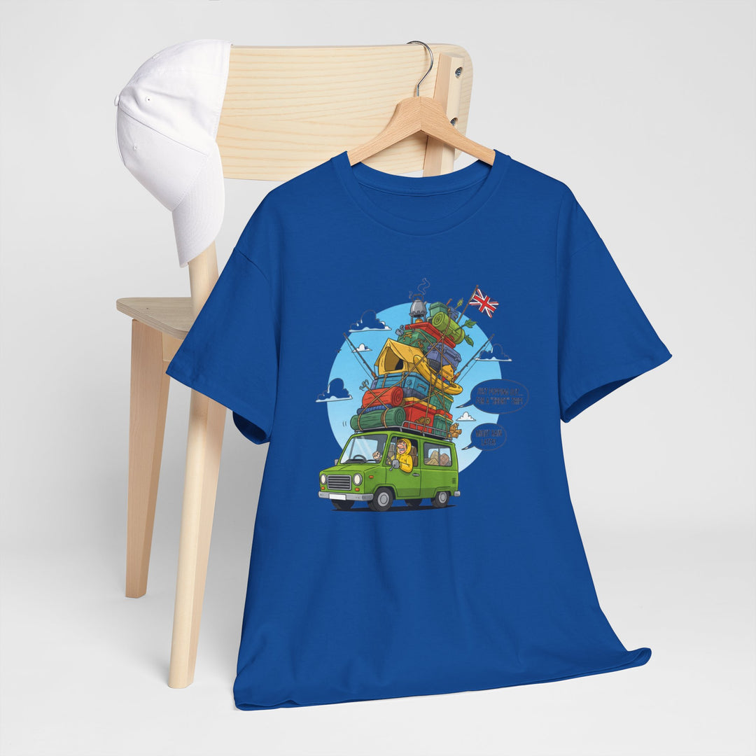 Retro Mountain Adventure T-Shirt - Vintage Camper Van Graphic Tee