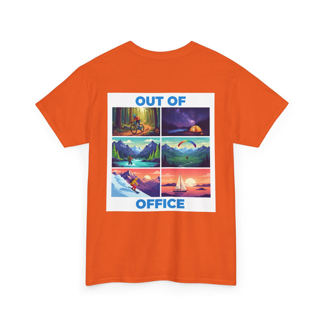 Out of Office T‑Shirt — Retro Travel Adventure Graphic Tee