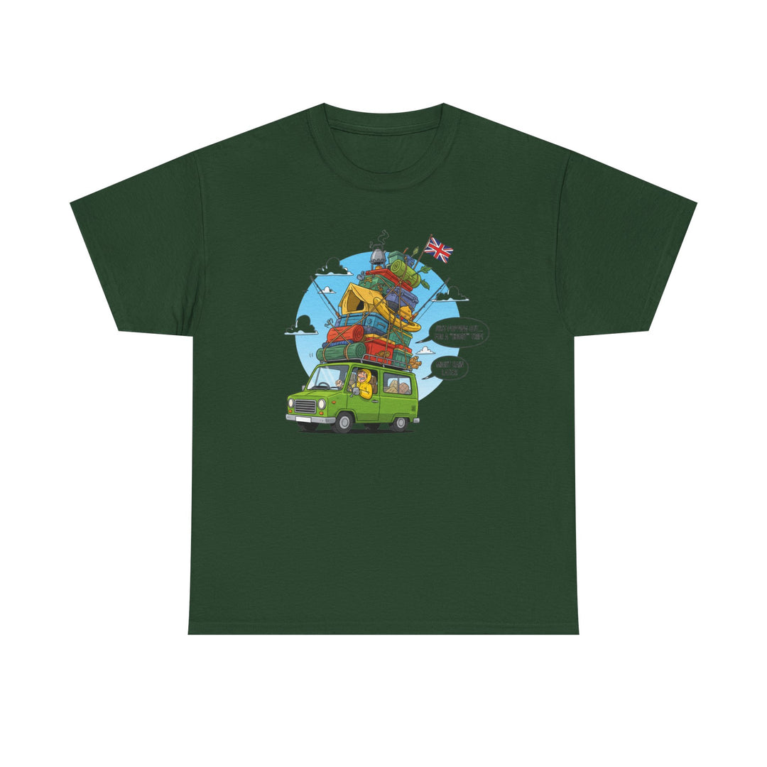 Retro Mountain Adventure T-Shirt - Vintage Camper Van Graphic Tee
