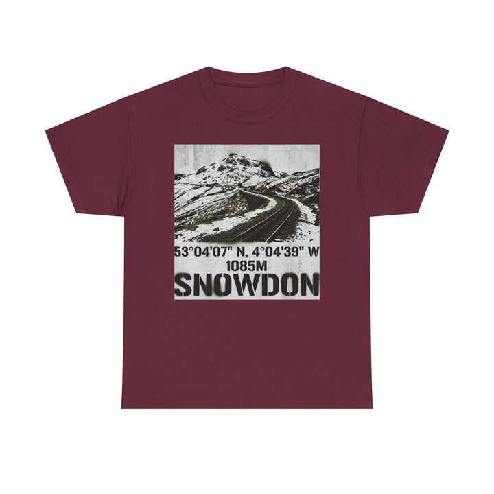 Snowdon Mountain Tee — Snowdon 1085M Coordinates Graphic T-Shirt