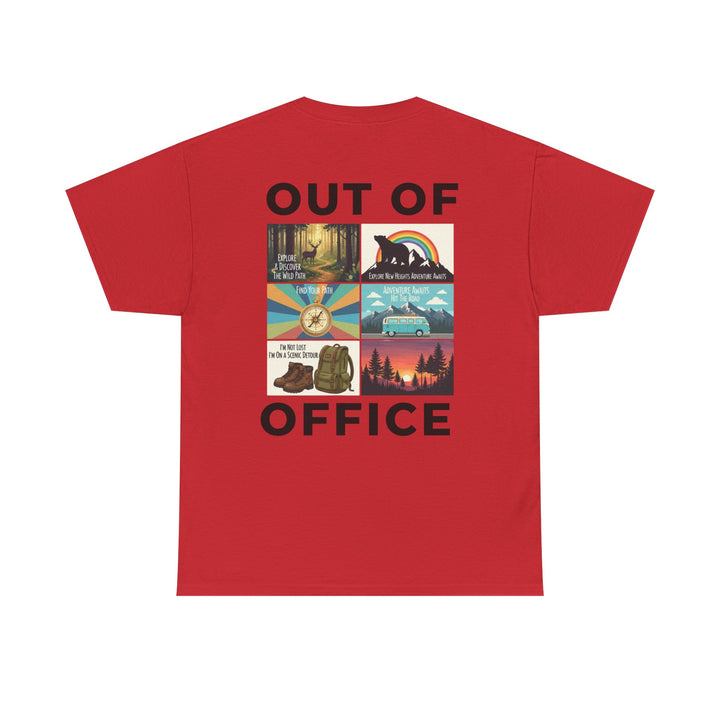 Out of Office Tee — Adventure Travel Graphic T-Shirt